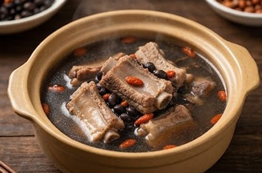 黑豆排骨汤